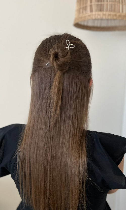 Bow - Mini Silver