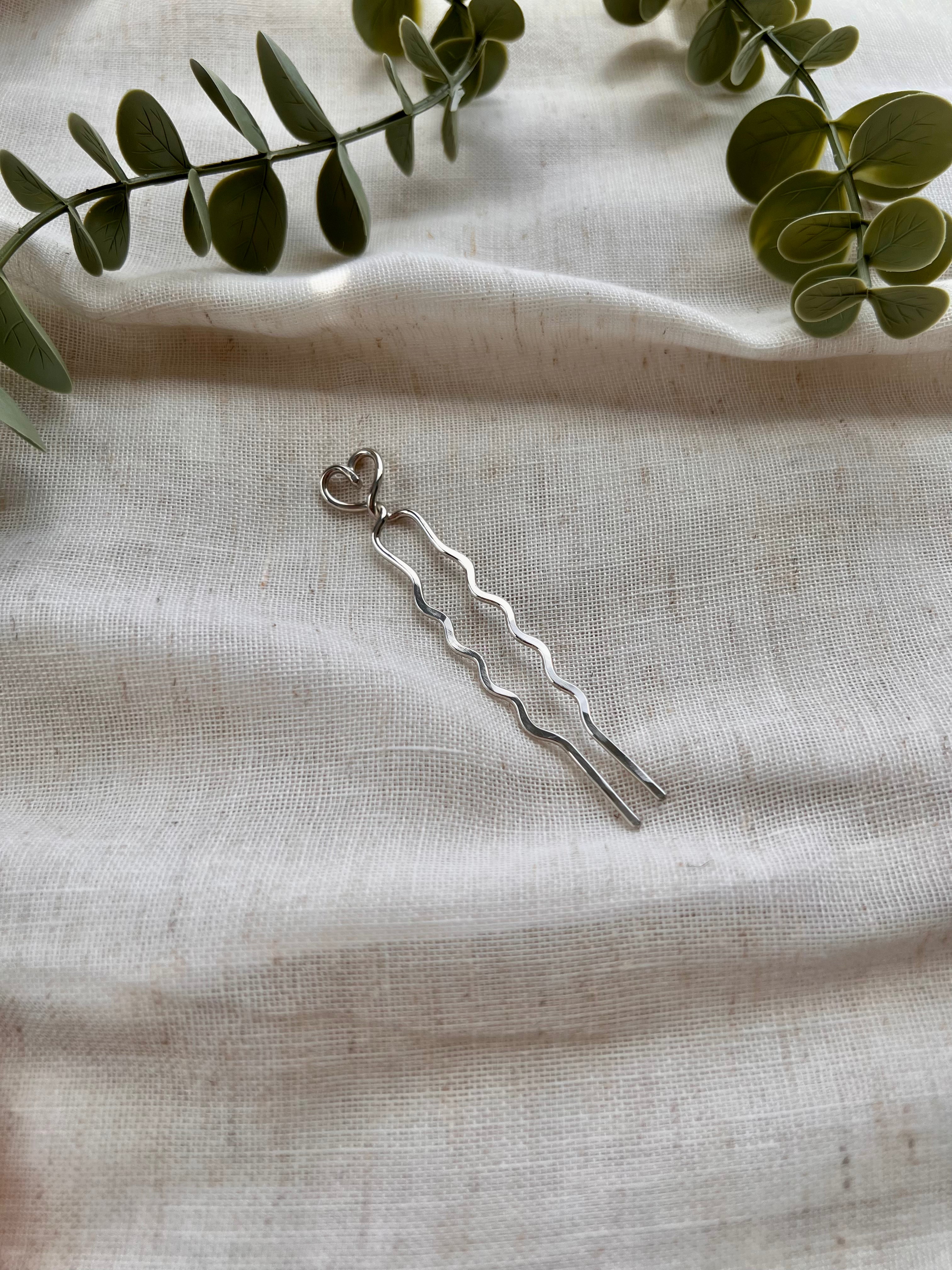 Heart (Short) - Mini Silver