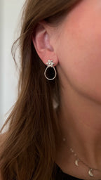 Garden Teardrop Hoops