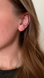 Small 3 Dot Studs