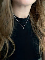 Geometric Teardrop Necklace