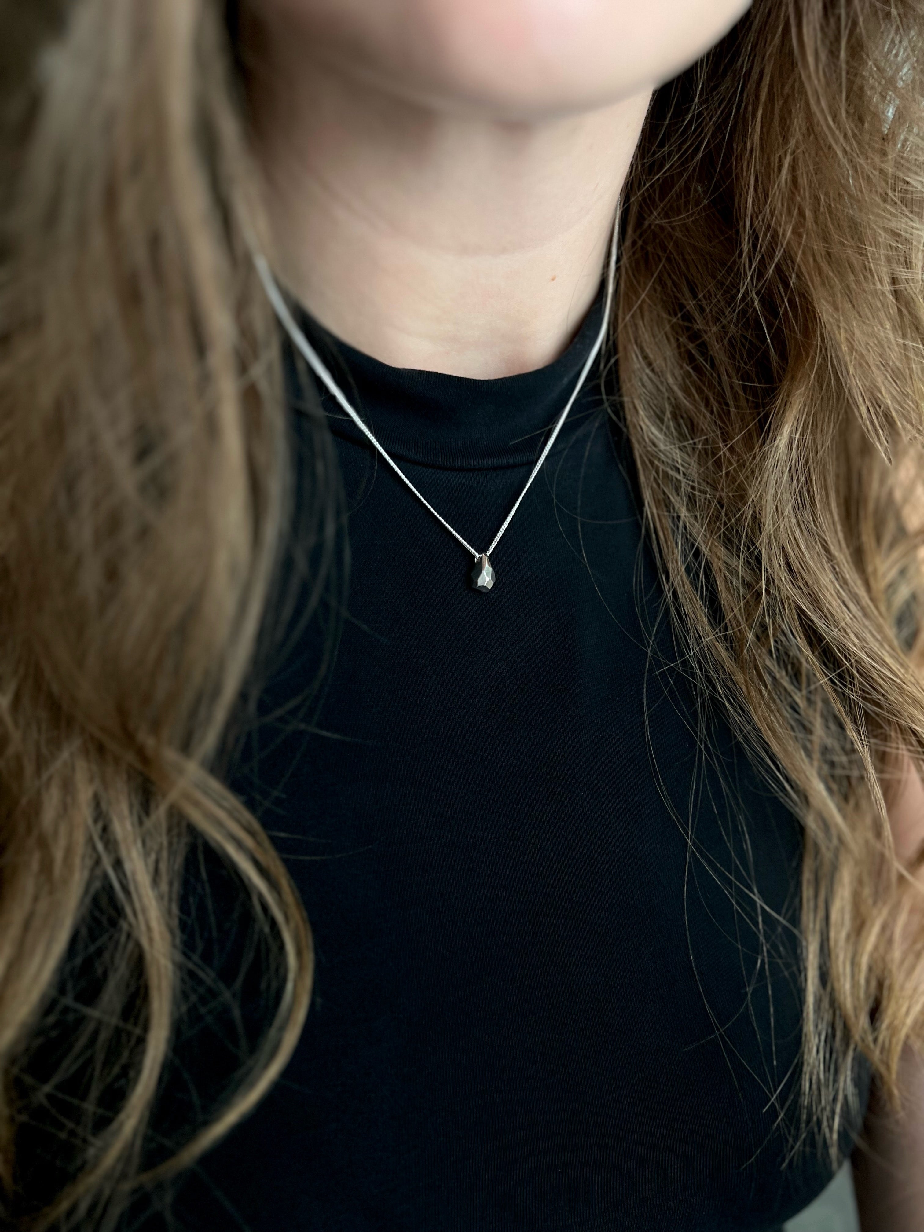 Geometric Teardrop Necklace