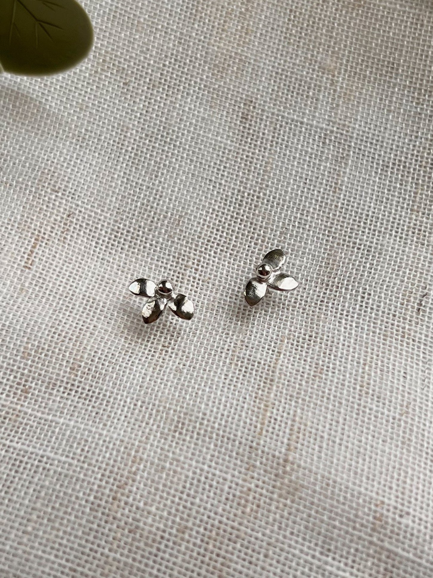 3 Petal Flower Studs
