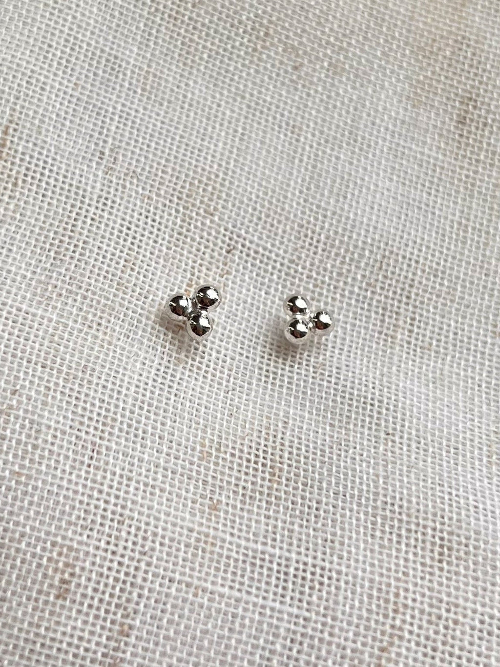 Large 3 Dot Studs