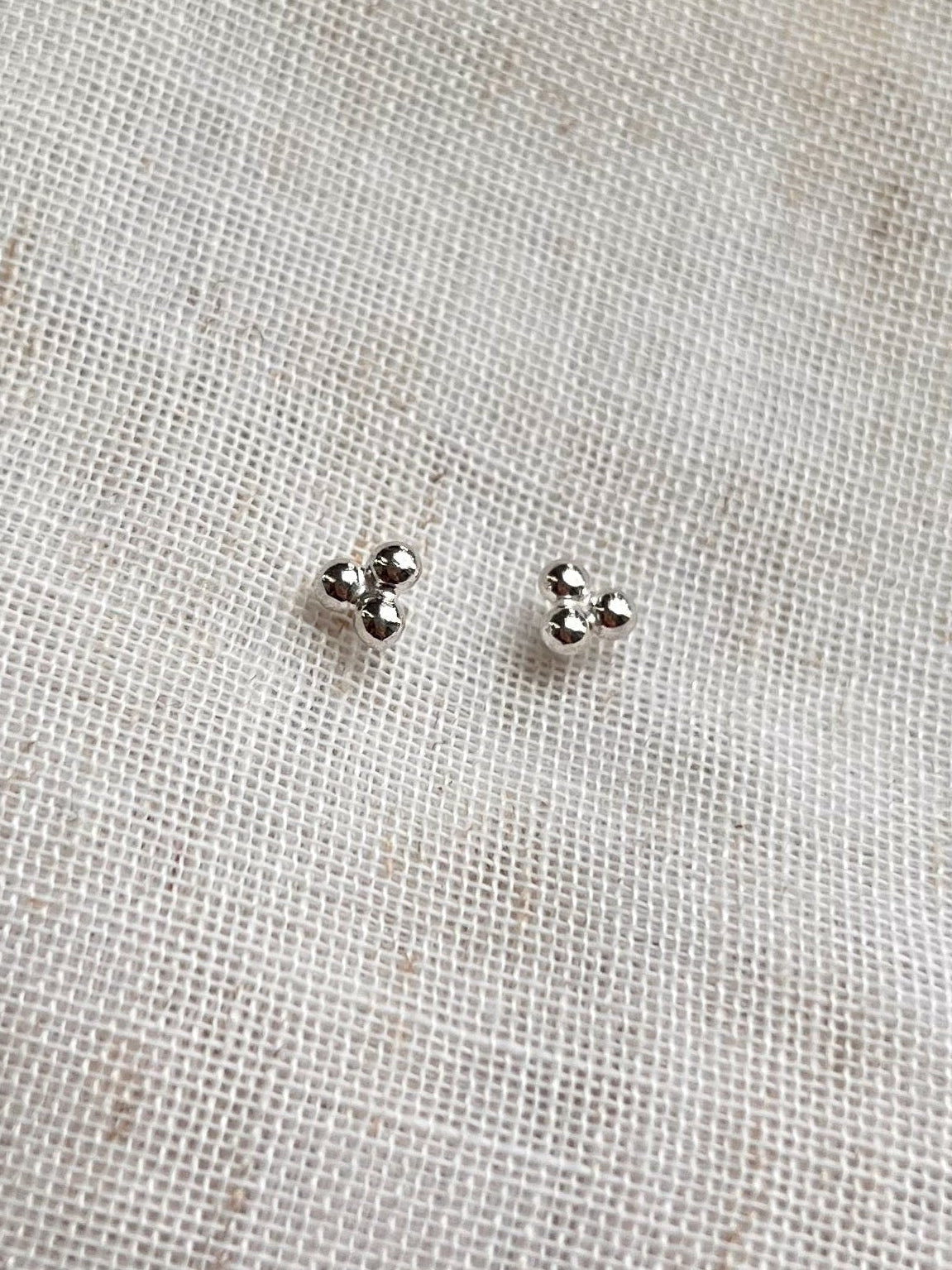 Large 3 Dot Studs