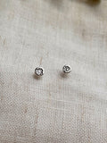 Stamped Flower Studs