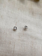 Stamped Flower Studs