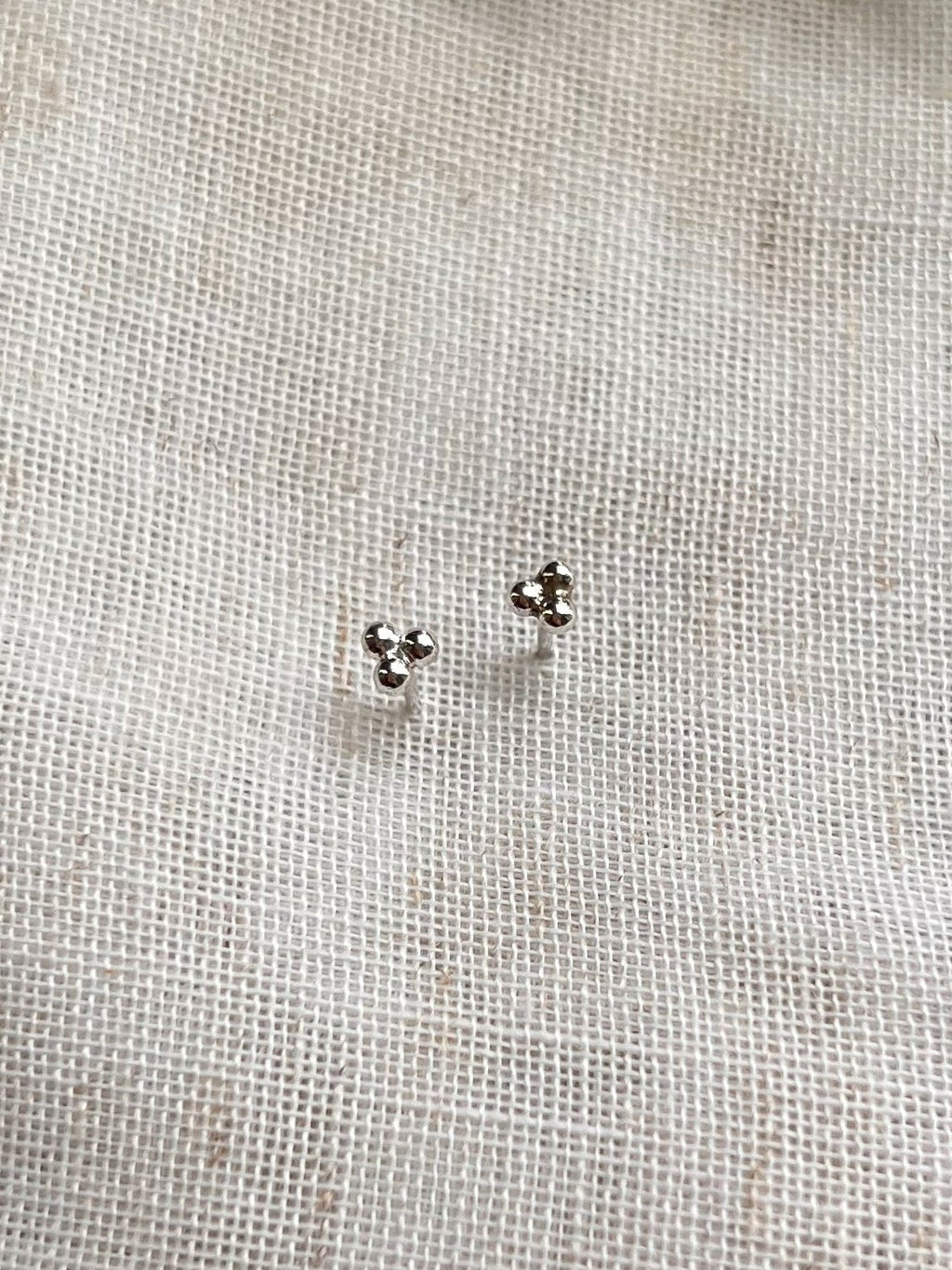 Small 3 Dot Studs