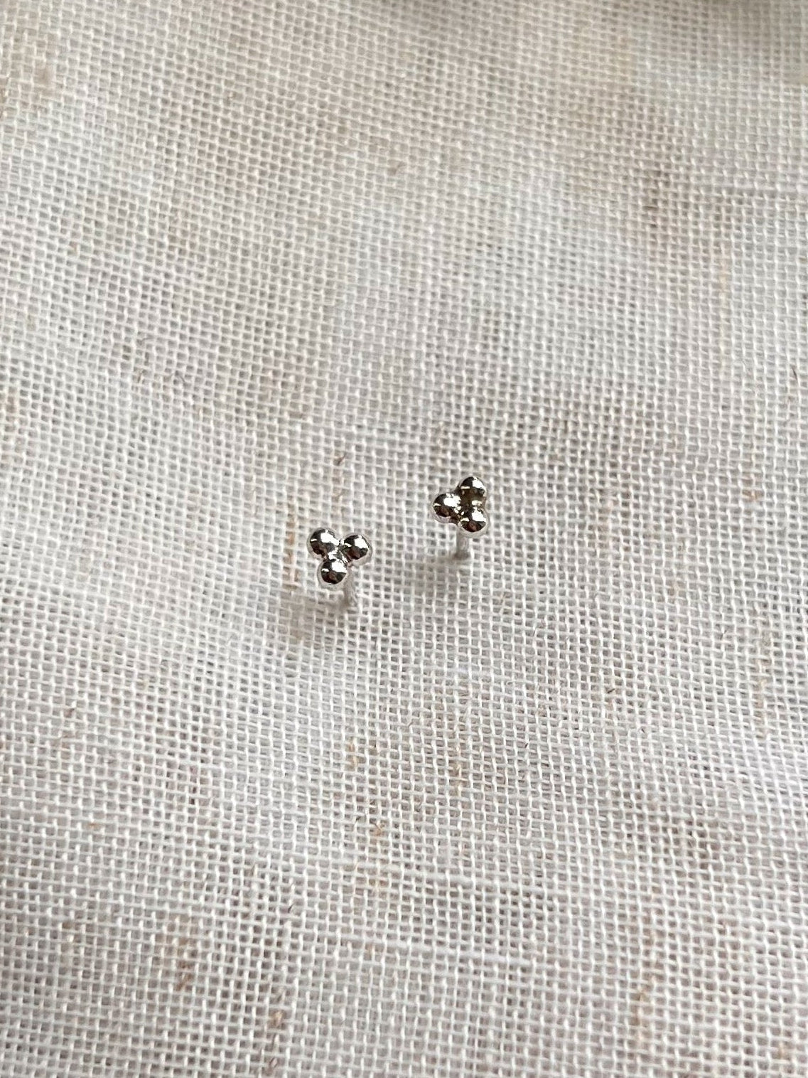 Small 3 Dot Studs