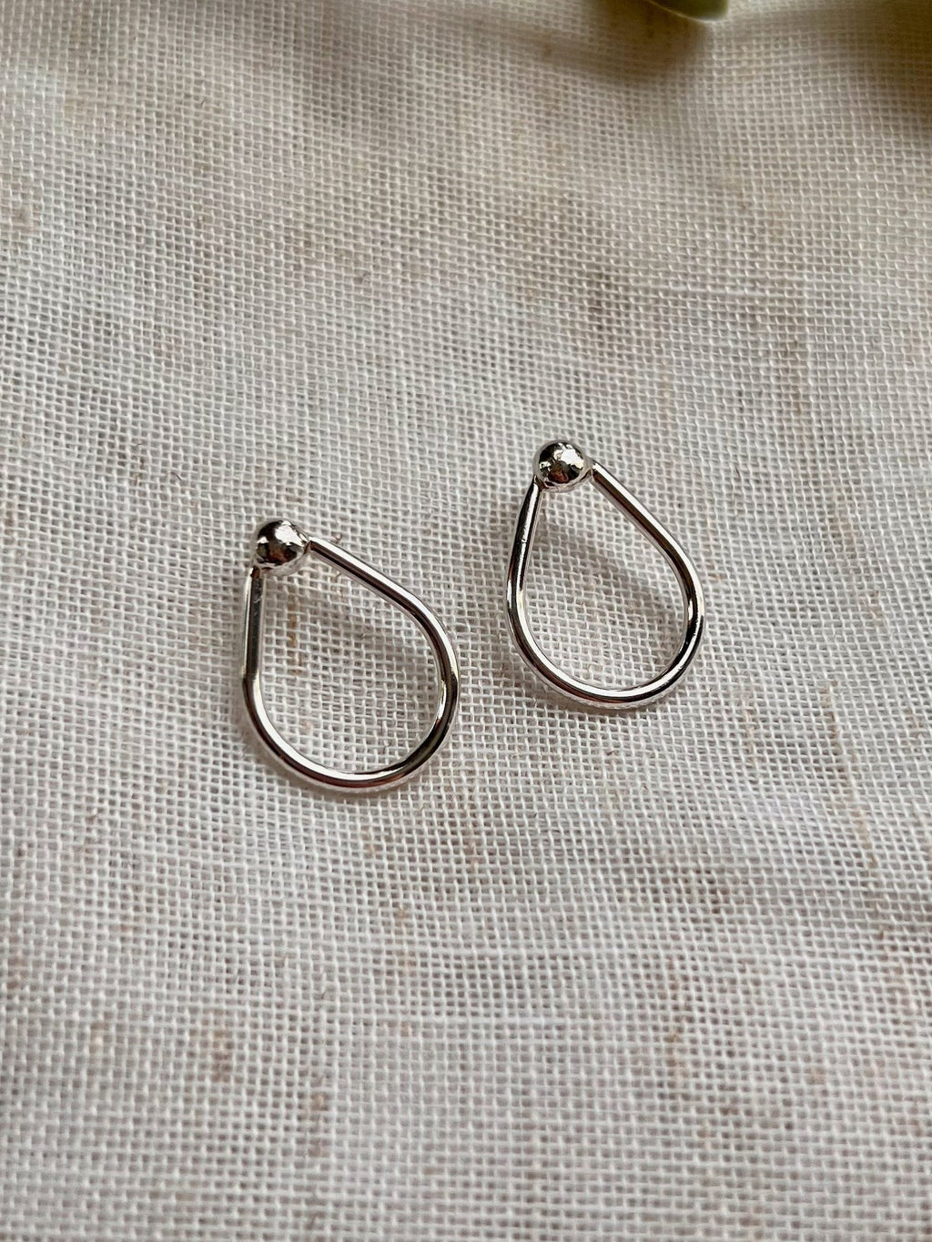 Teardrop Hoops
