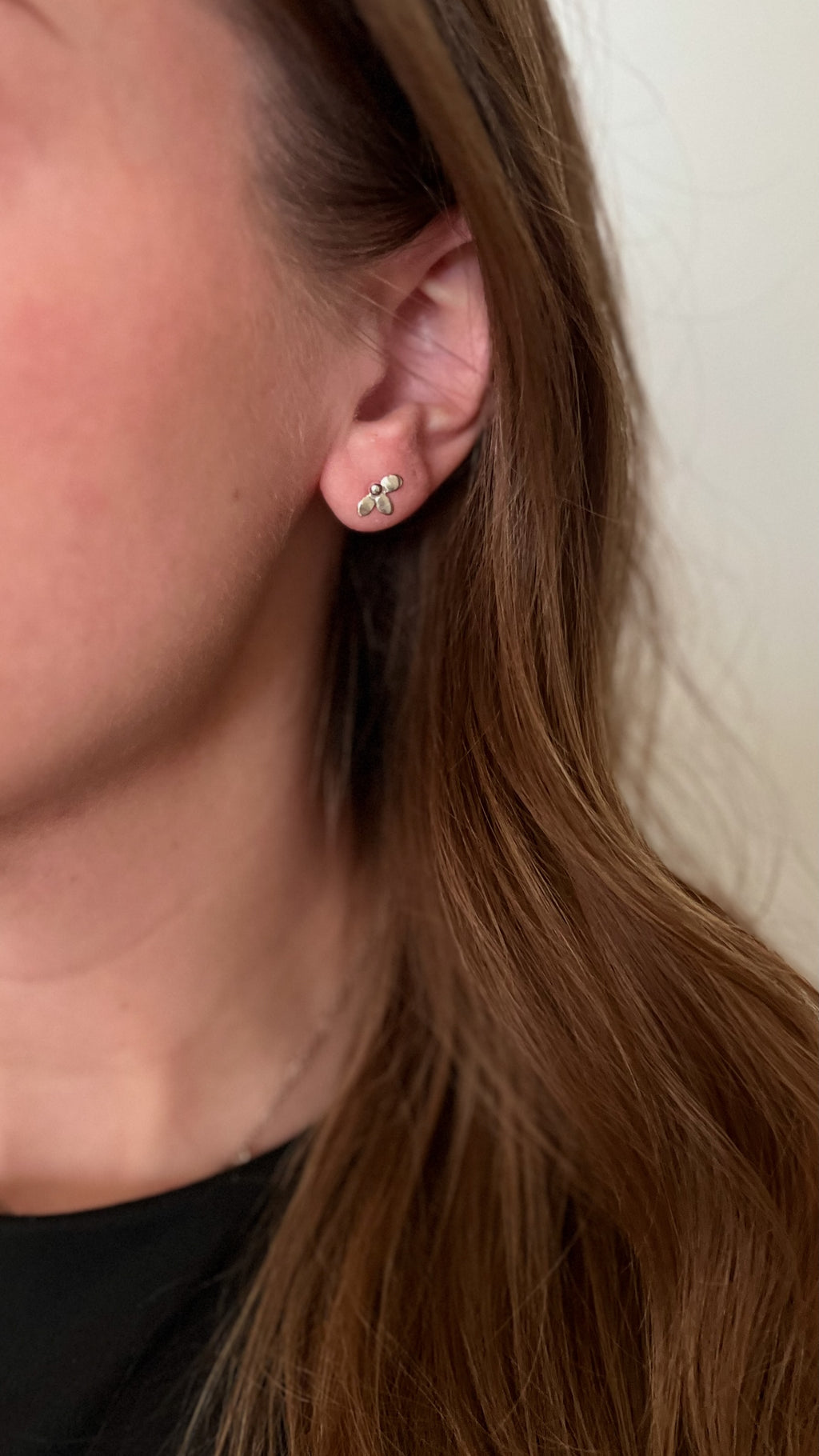 3 Petal Flower Studs