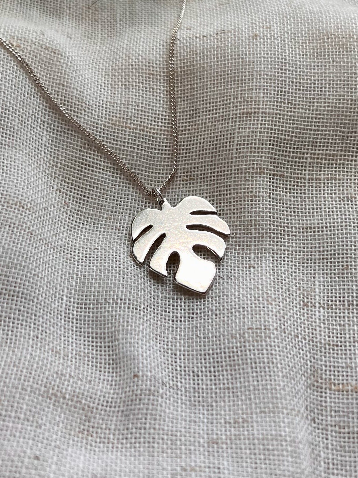 Monstera Necklace