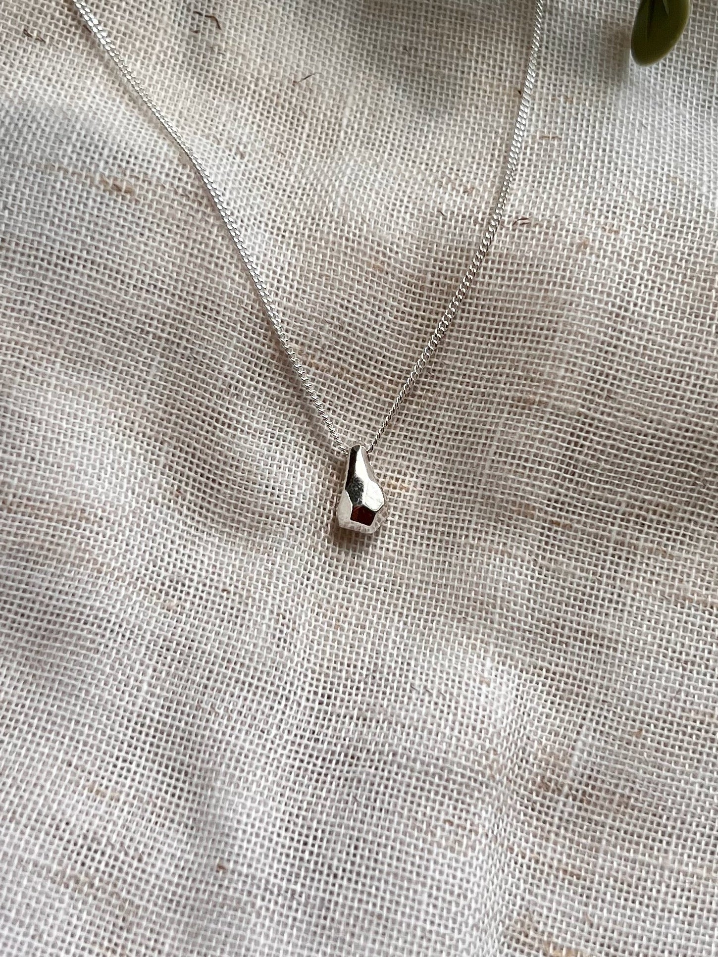 Geometric Teardrop Necklace