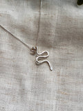 Snake Necklace - Hammered