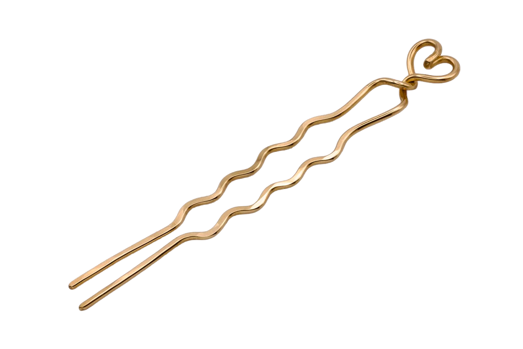 Heart (Long) - Mini Brass