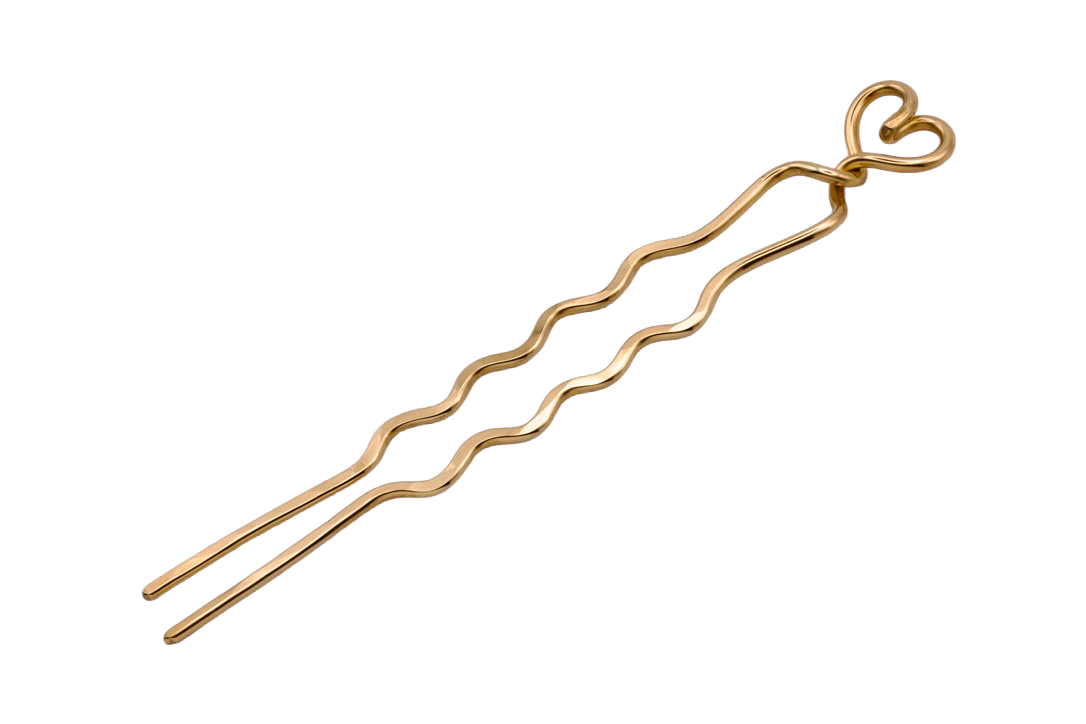 Heart (Long) - Mini Brass